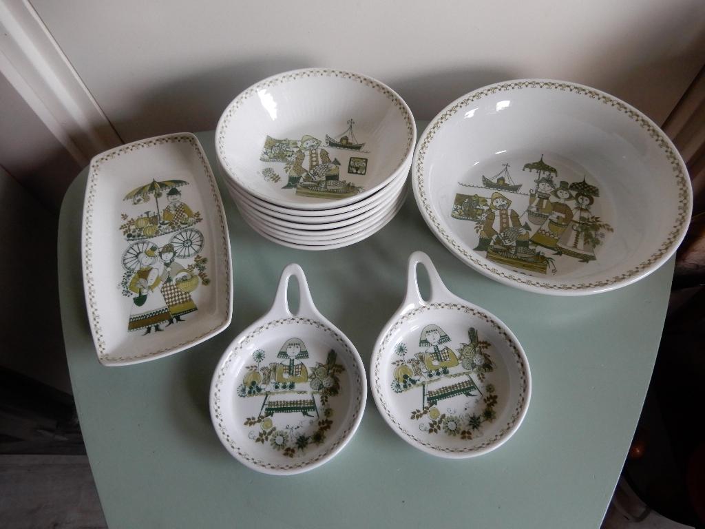 Figgjo Flint Turi design market, Huis en Inrichting, Keuken | Servies, Ophalen, Keramiek, Zo goed als nieuw, Bord(en)