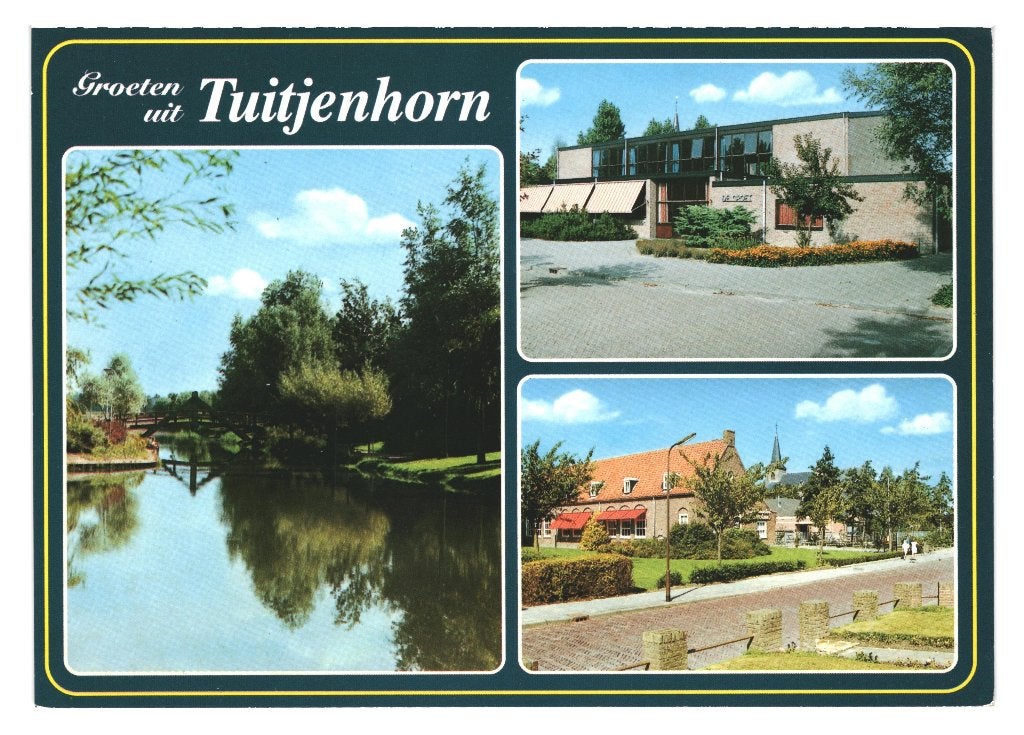 41679	Tuitjenhorn	NH  	mooie oude kaart	Onbeschreven, Ophalen of Verzenden, 1960 tot 1980, Ongelopen, Noord-Holland