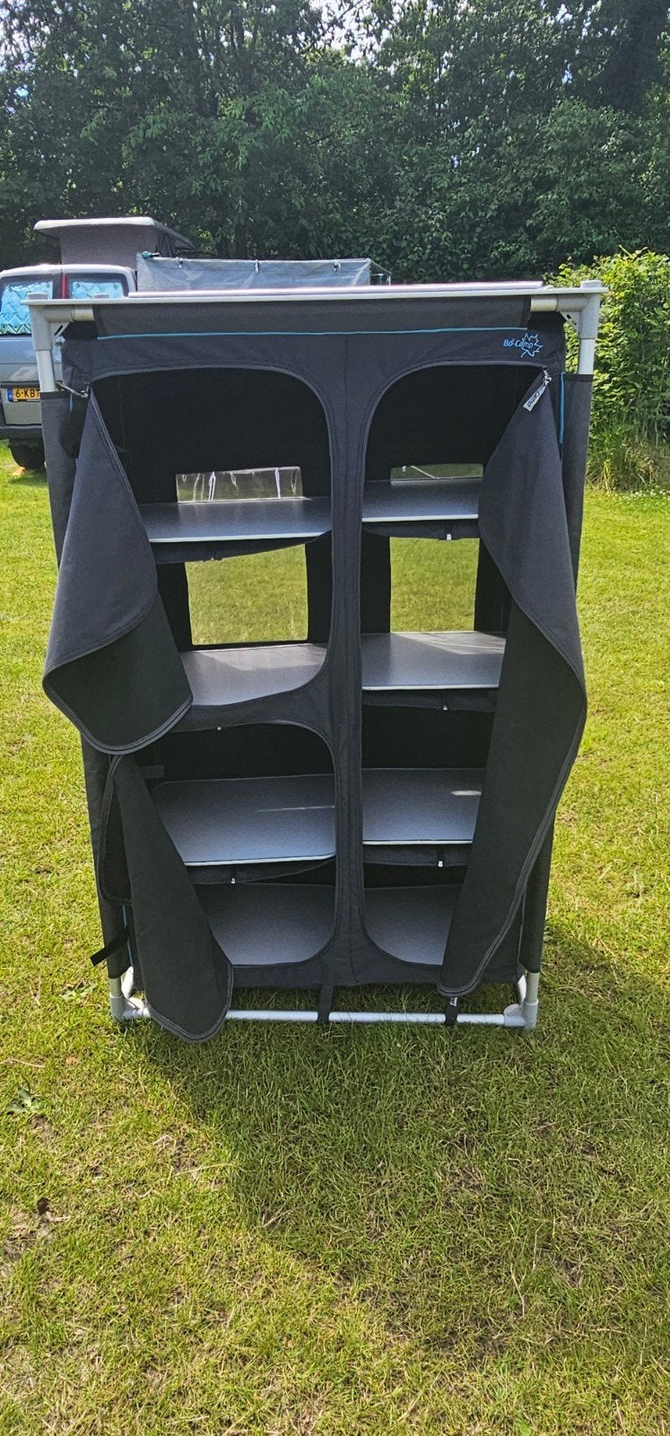 Bo camp handige opvouwbare campingkast - Zo goed als nieuw, Caravans en Kamperen, Kampeeraccessoires, Ophalen of Verzenden, Zo goed als nieuw