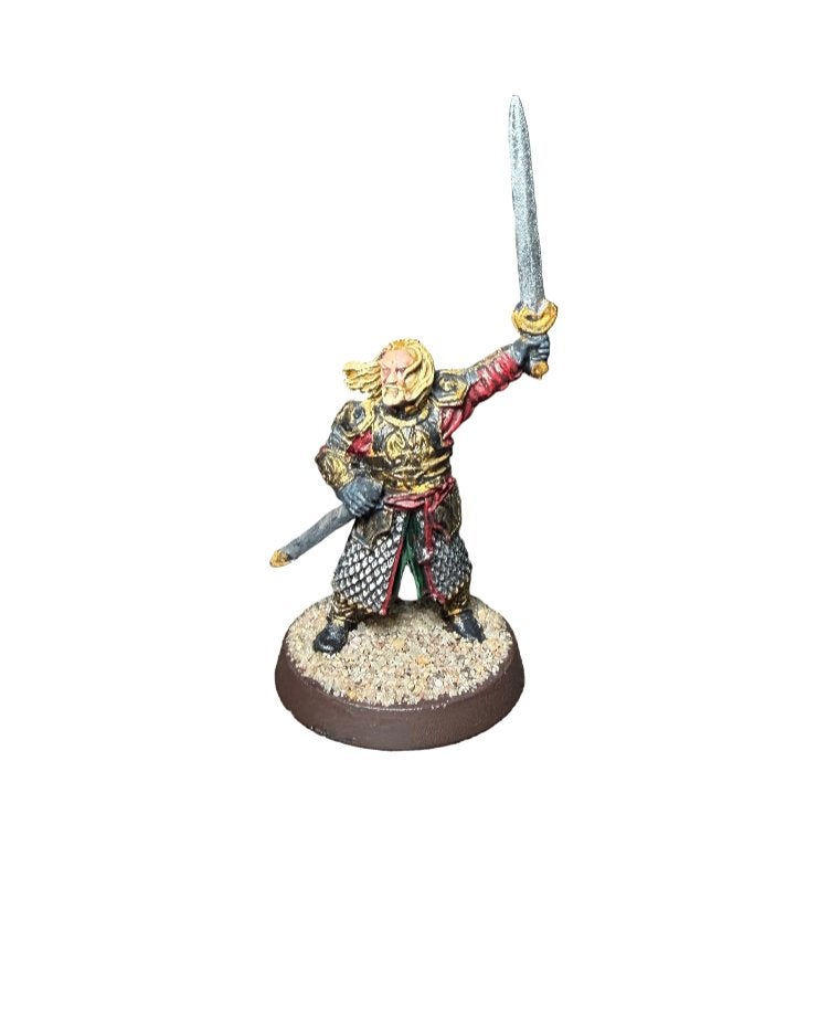 Warhammer MESBG Lord of the Rings Theoden, ., Zo goed als nieuw, ., .