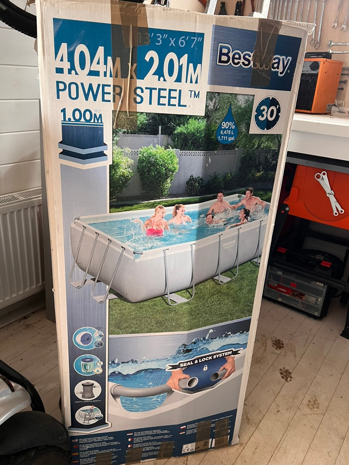 Zwembad, Tuin en Terras, Ophalen, Gebruikt, 200 tot 300 cm, 80 tot 120 cm