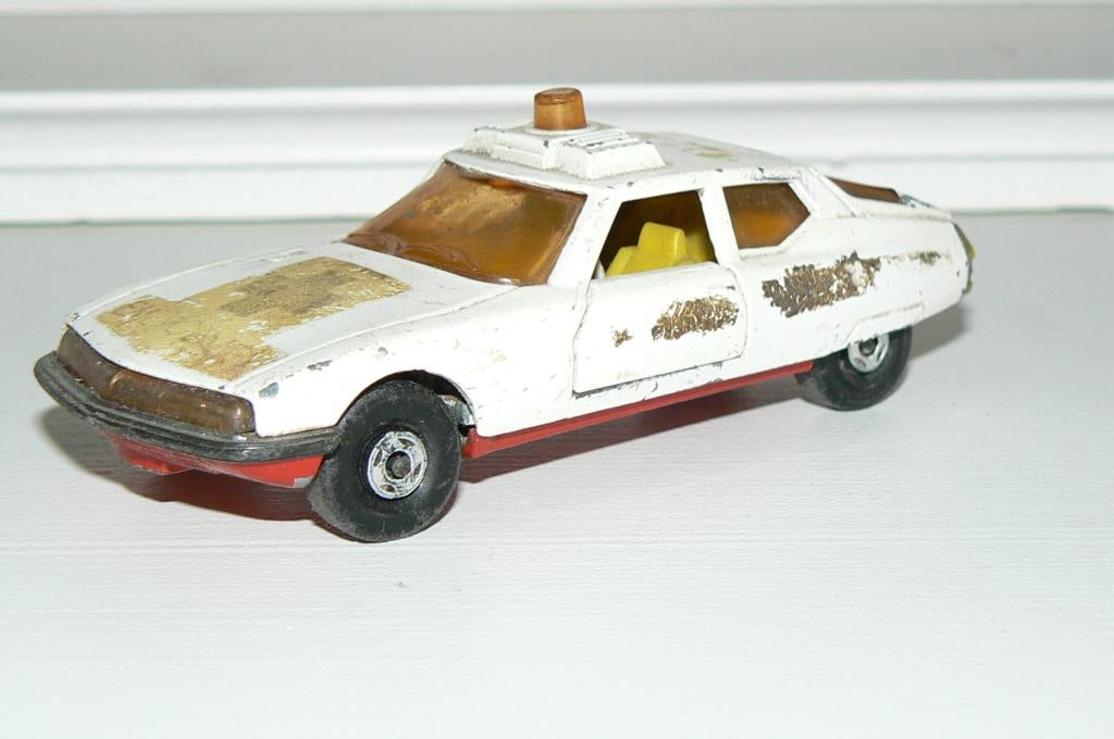 Citroen SM Matchbox Speed Kings K-62 Doctor's Emergency Car, Ophalen of Verzenden, Gebruikt, Auto, Matchbox
