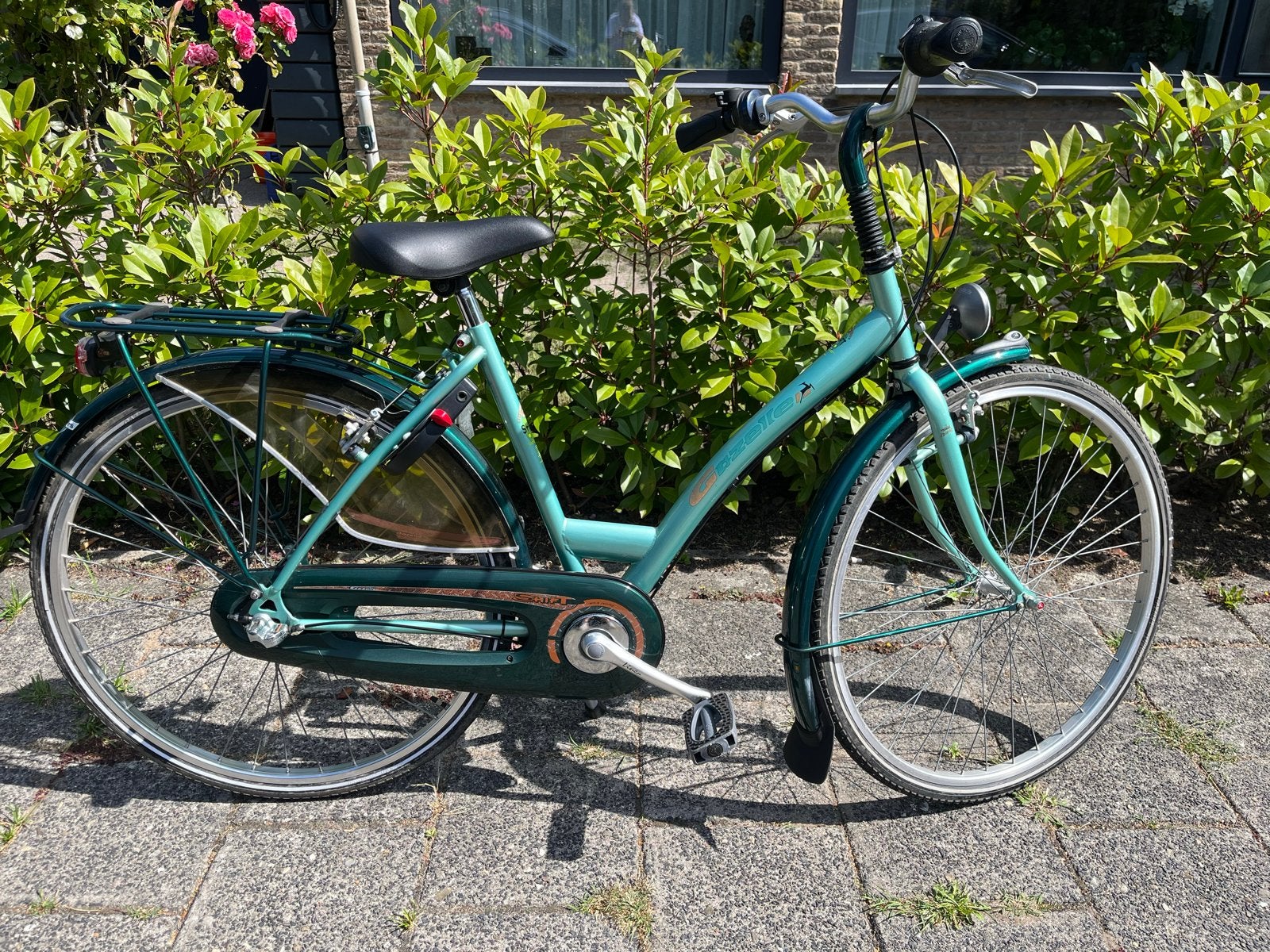 Gazelle Shift 26” damesfiets - zgan, Ophalen, Terugtraprem, 47 tot 50 cm, Versnellingen