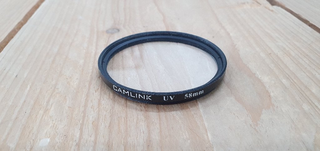 UV Filter / uvfilter - Camlink 58mm UV / ultra violet, UV-filter, Ophalen of Verzenden, Nvt, 50 tot 60 mm