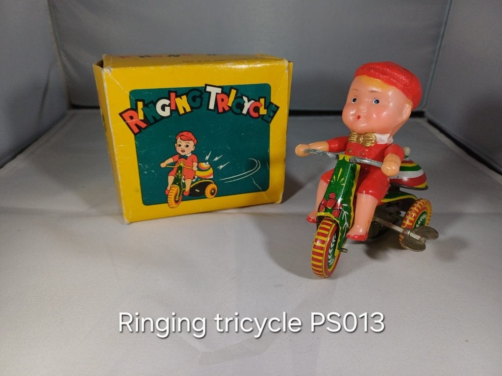 Blikken speelgoed Ringing tricycle PS013, Ophalen of Verzenden