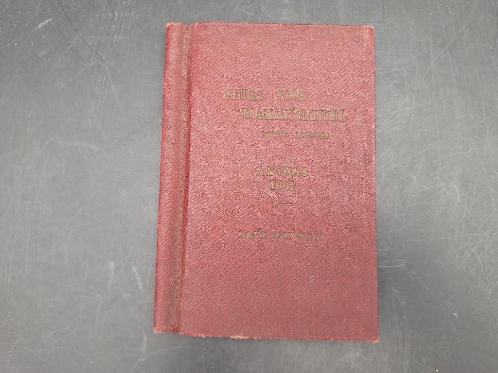 oud boekje: Beurs voor diamanthandel, 1912, Ophalen of Verzenden