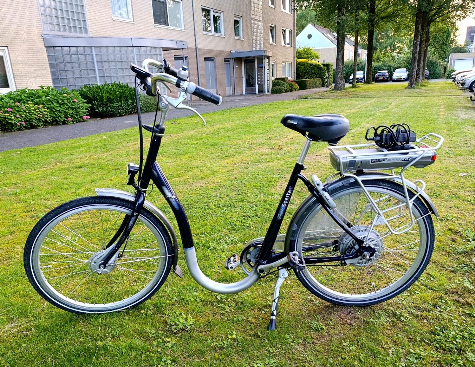 Sparta Comfort electrische fiets met langeinstap, perfect, Ophalen, Gebruikt, Giant, 47 tot 51 cm