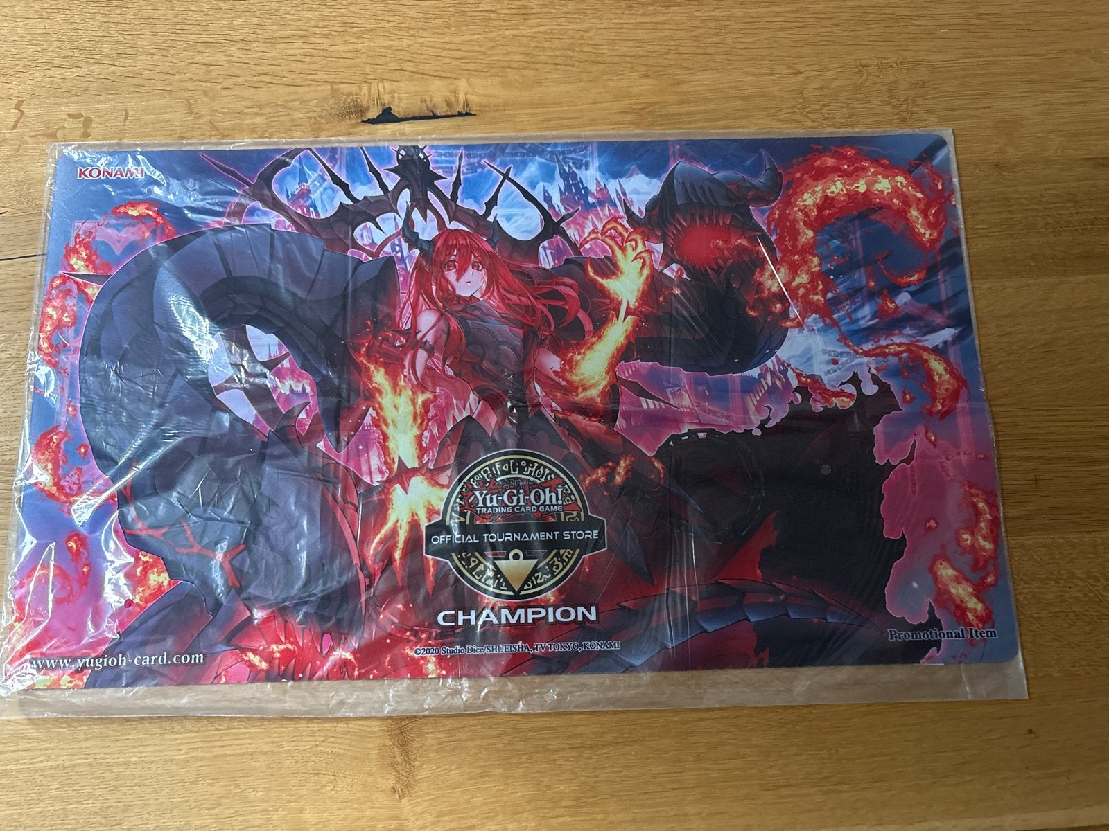 Yugioh Promethean Princess Playmat OTS Champion, Hobby en Vrije tijd, Verzamelkaartspellen | Yu-gi-Oh!, Ophalen of Verzenden, Nieuw