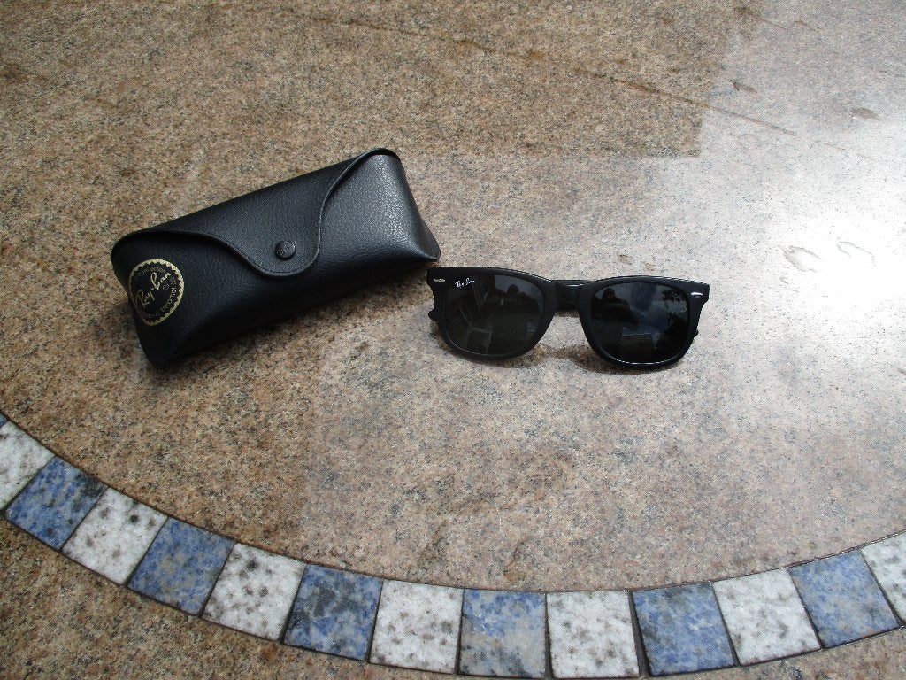 Ray-Ban Original Wayfarer Classic RB2140 901, Zonnebril, Verzenden, Zwart, Zo goed als nieuw