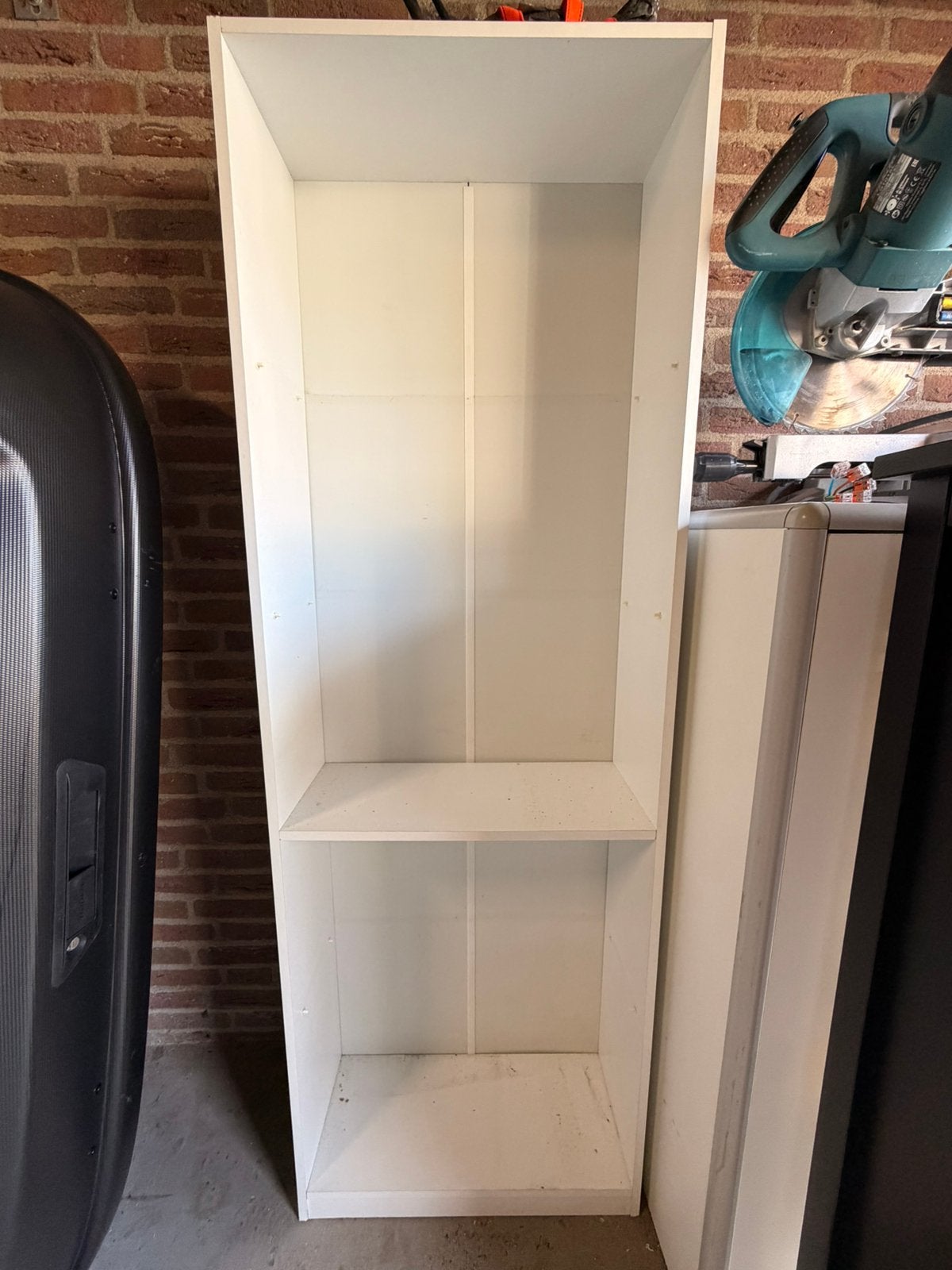 Gratis Witte kast, Huis en Inrichting, Kasten | Boekenkasten, Ophalen, Gebruikt, 25 tot 50 cm, 50 tot 100 cm