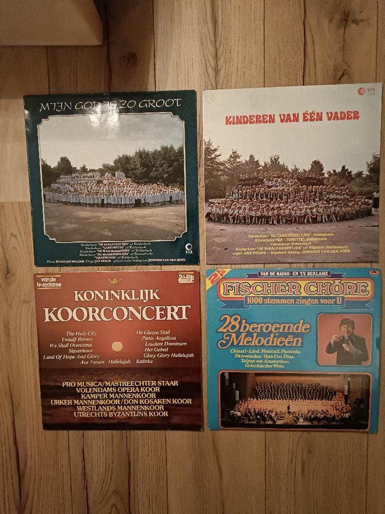3 verschillende LP's van Koren., Fotohoes, Ophalen of Verzenden, Gebruikt, 12 inch