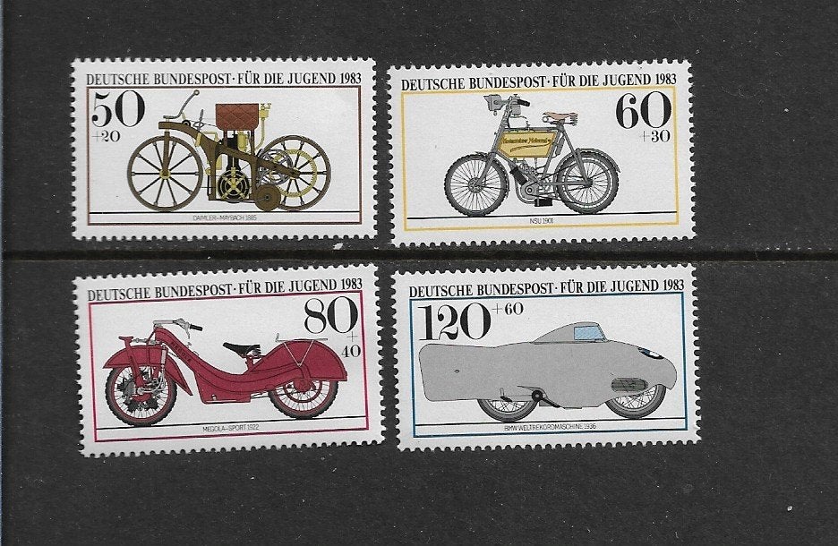 Postzegel    Duitsland   1168//1171  PF, Ophalen of Verzenden, BRD, Postfris