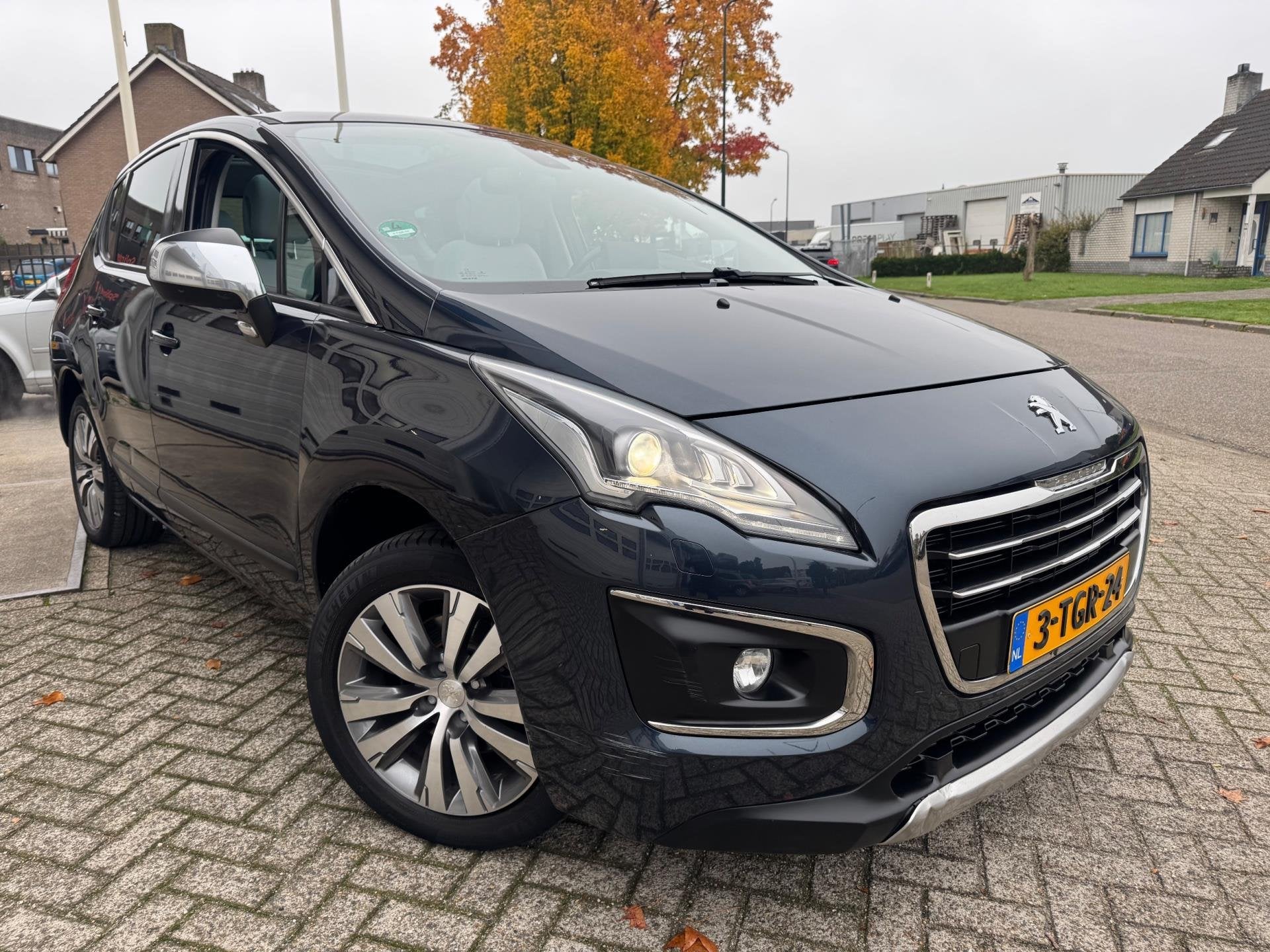 Peugeot 3008 1.6 THP Allure AUTOMAAT, PANO, CAMERA, Auto's, Peugeot, Euro 5, Blauw, Origineel Nederlands, Bedrijf
