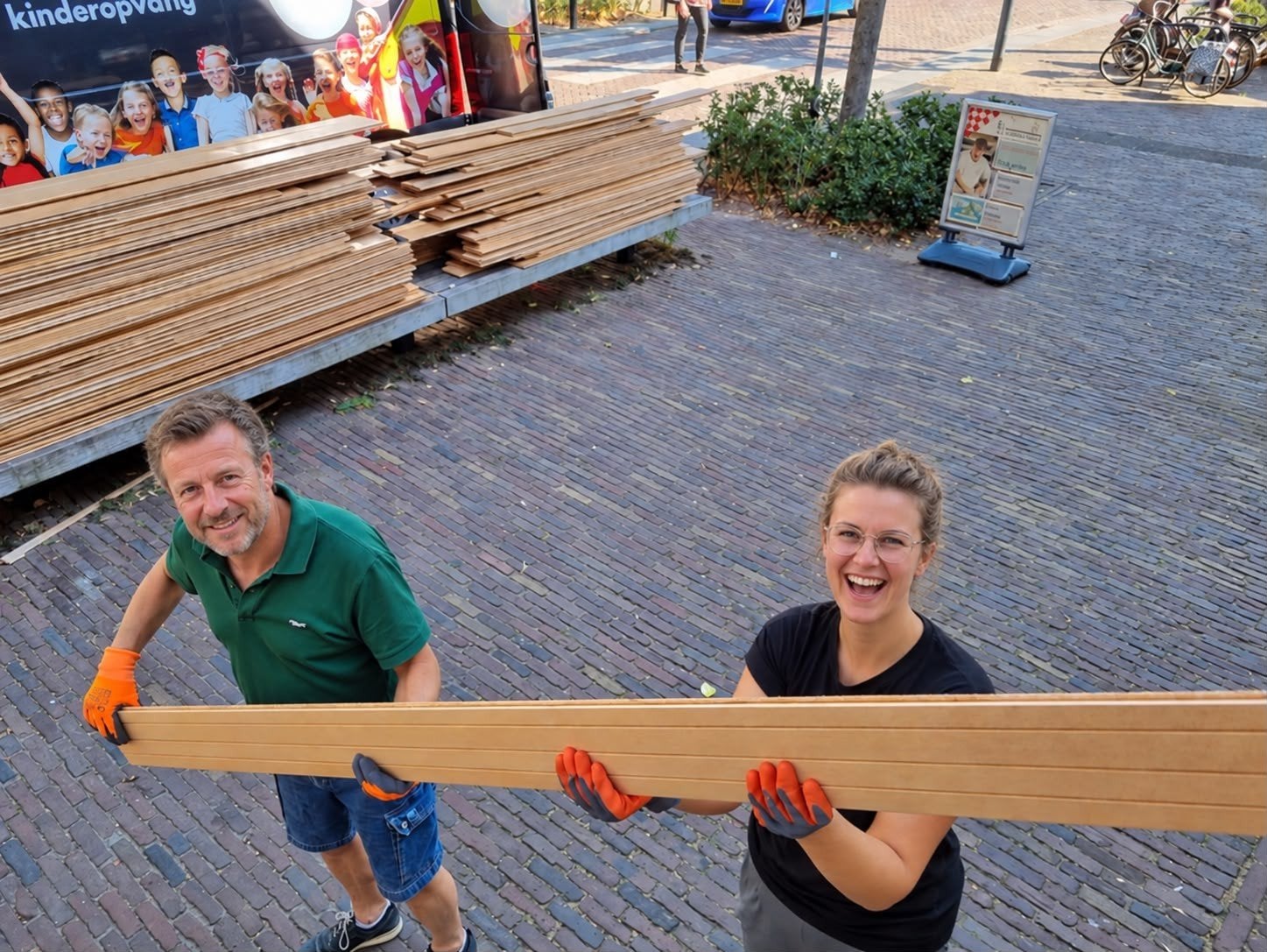 Wij kopen eiken houten vloeren !, Ophalen, Gebruikt, Vloerdelen of -planken, 10 m² of meer