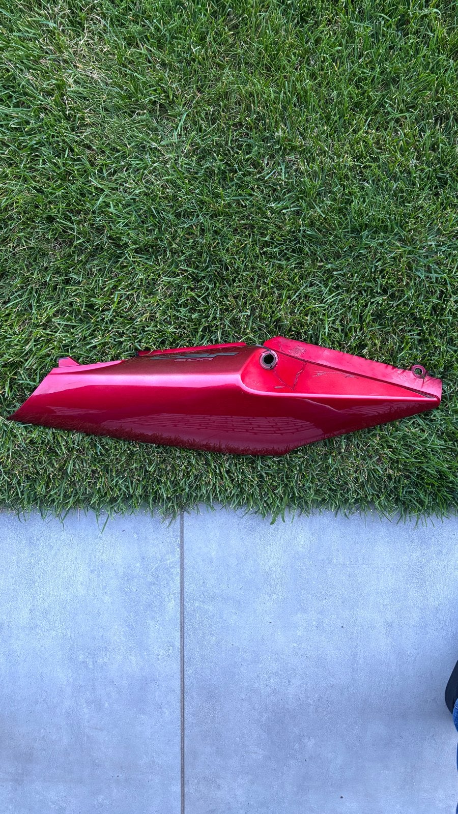 Honda CBF 600 Schutbord/kuipdeel Rechts Rood R-320, Ophalen of Verzenden, Gebruikt