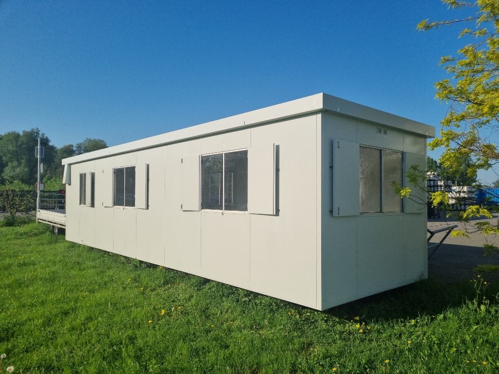 Directiekeet Bouwkeet 10,5 x 2,90 Toilet Keuken, Ophalen