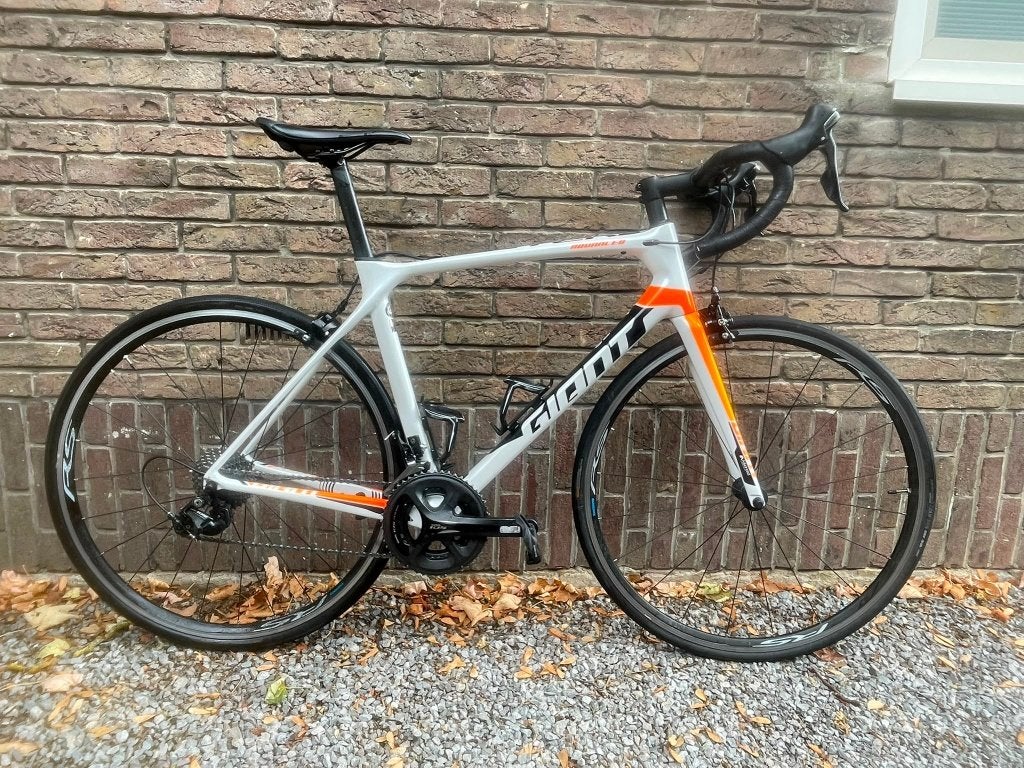 Giant TCR Advanced – maat M/L – Shimano 105, Ophalen, 28 inch, Gebruikt, Velgrem