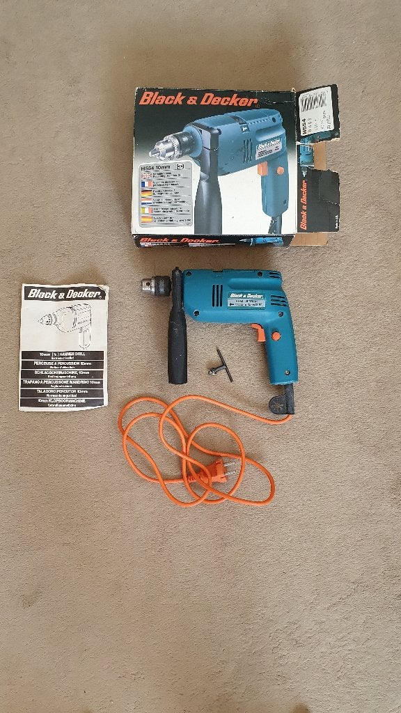 Boormachine Black & Decker, Boormachine, Gebruikt, Ophalen of Verzenden, Klopboormechanisme