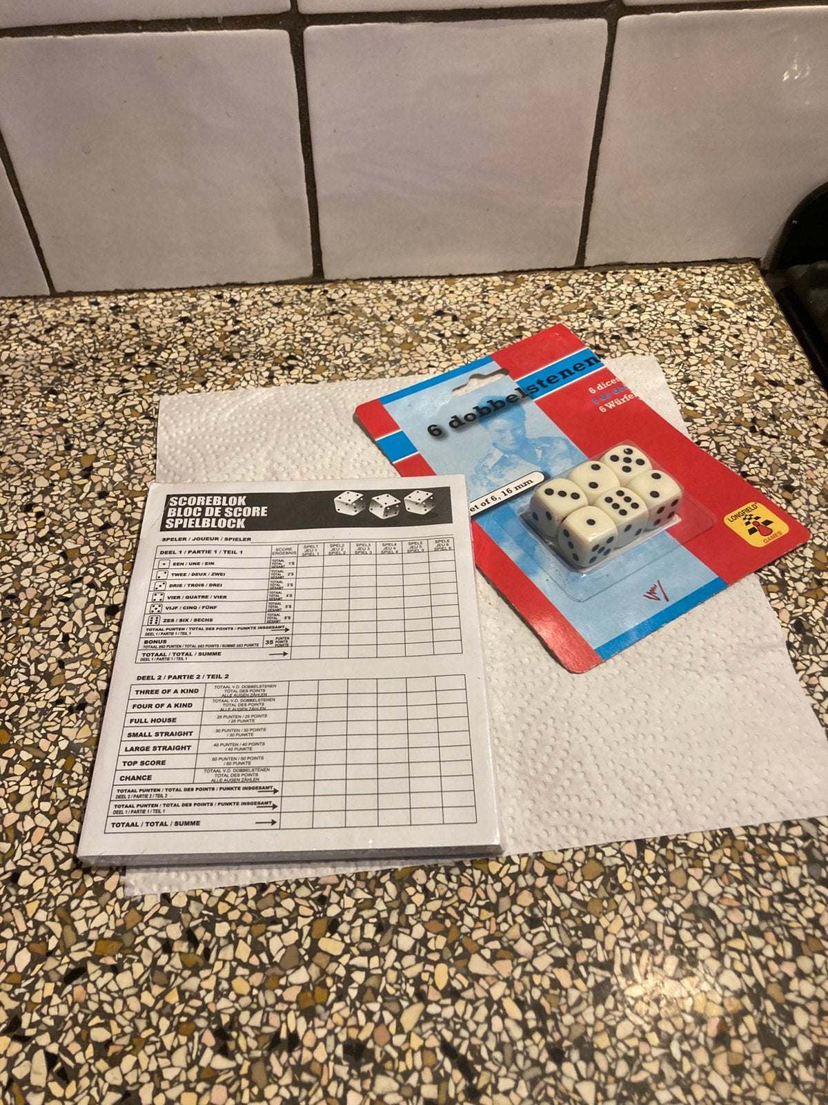 Dobbel spel, Ophalen of Verzenden