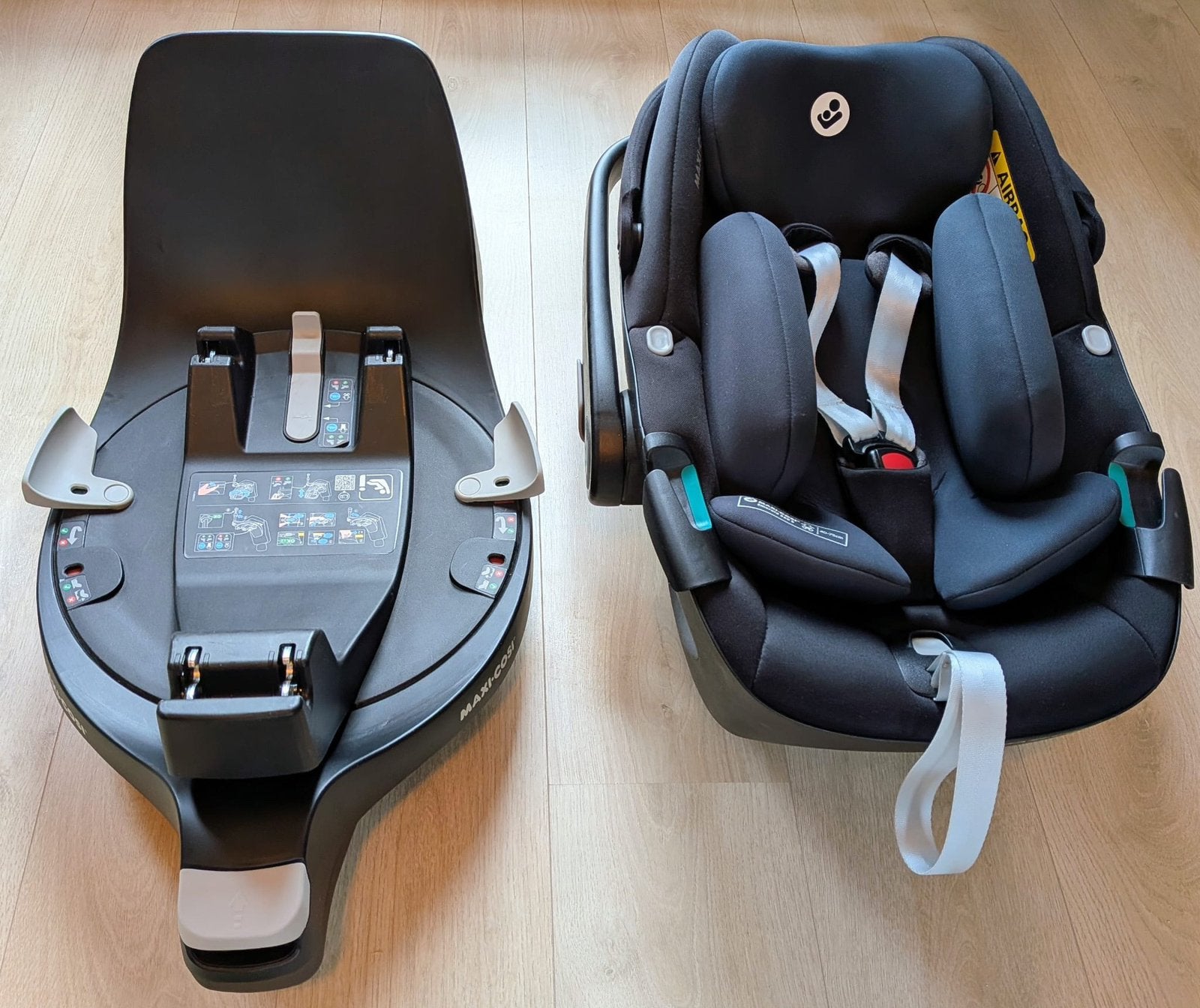 Maxi cosi Pebble 360 autostoel met FamilyFix 360 isofix baby, Ophalen, Zo goed als nieuw, Isofix, 0 t/m 13 kg