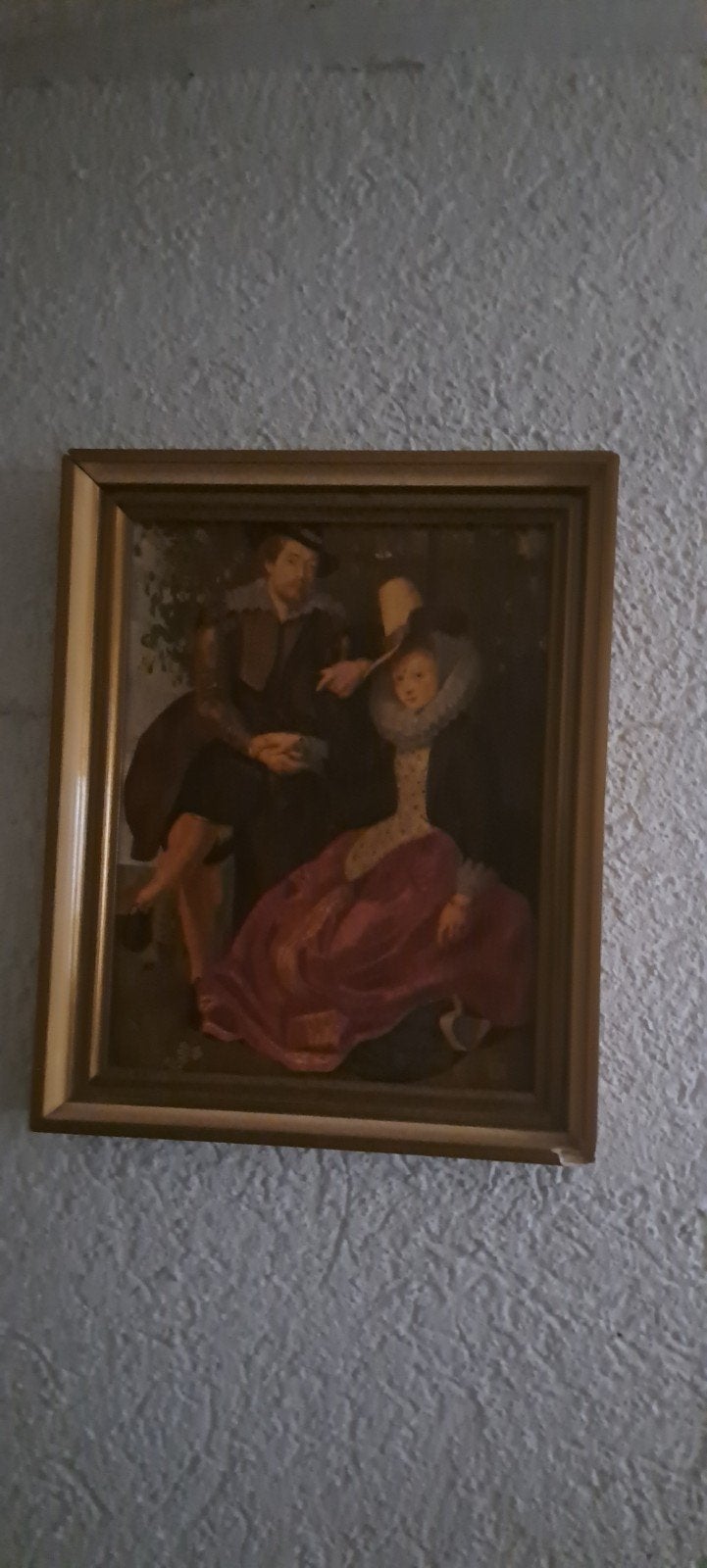 Antiek schilderij., Ophalen