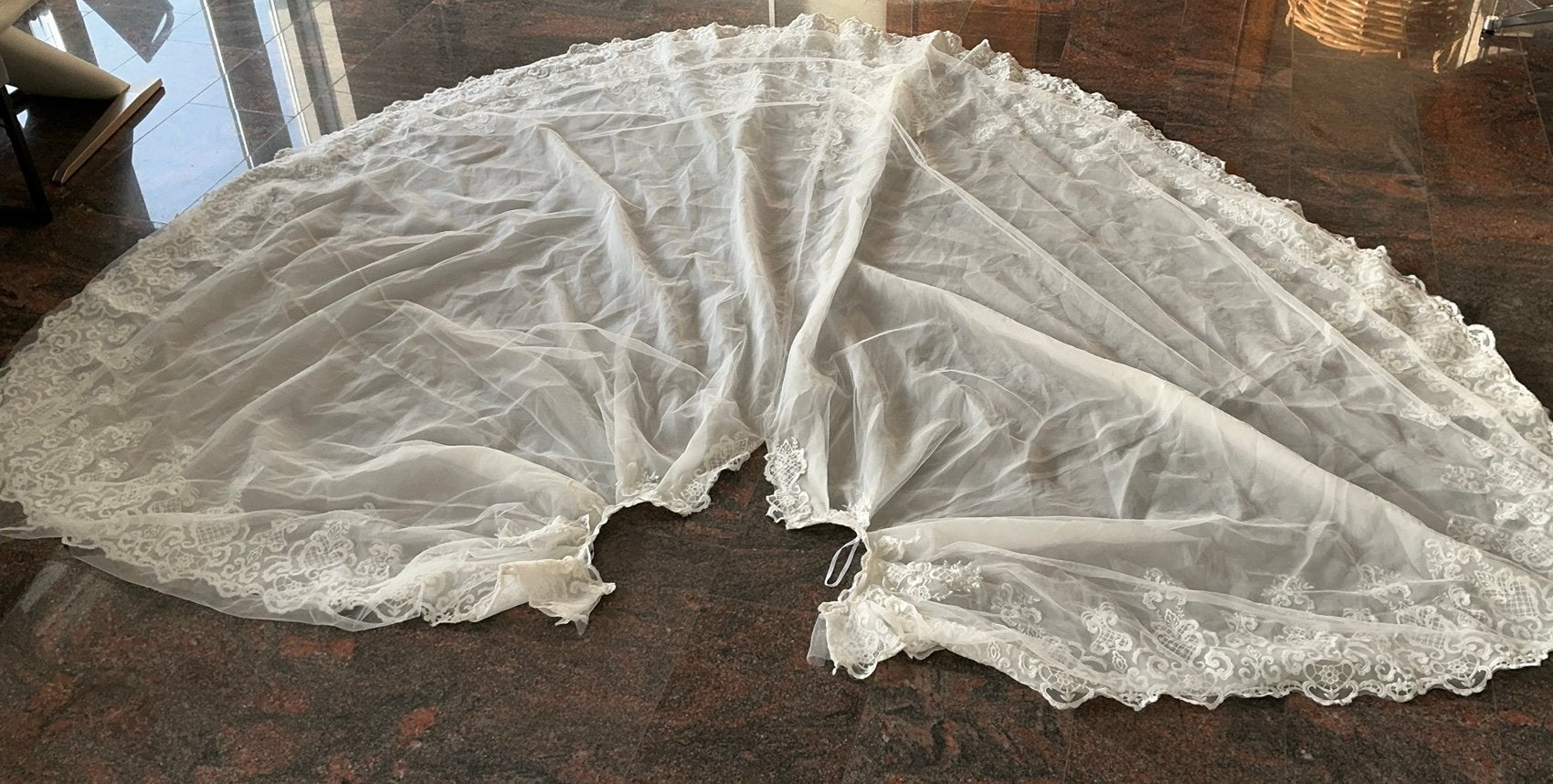 Trouw cape. Bruidscape., Kleding | Dames, Ophalen of Verzenden, Gedragen, Wit, Trouwjurk