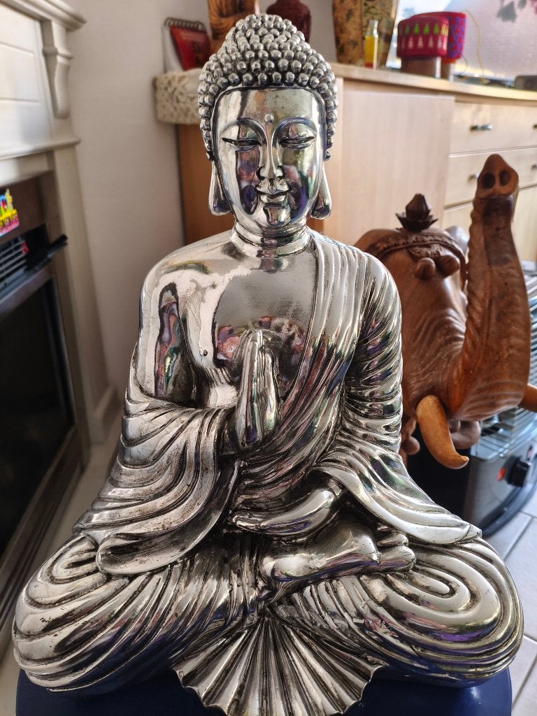 boeddha beeld, Ophalen of Verzenden, Gebruikt, 40 cm