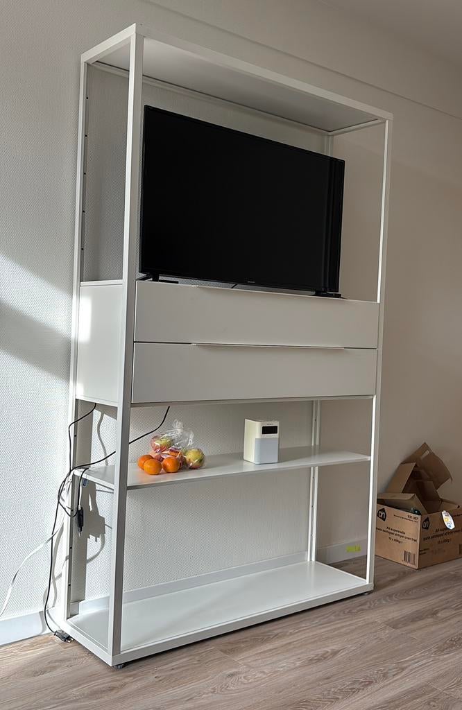 Ikea Fjakinge stellingkast breed met 2 lades, Ophalen, Zo goed als nieuw