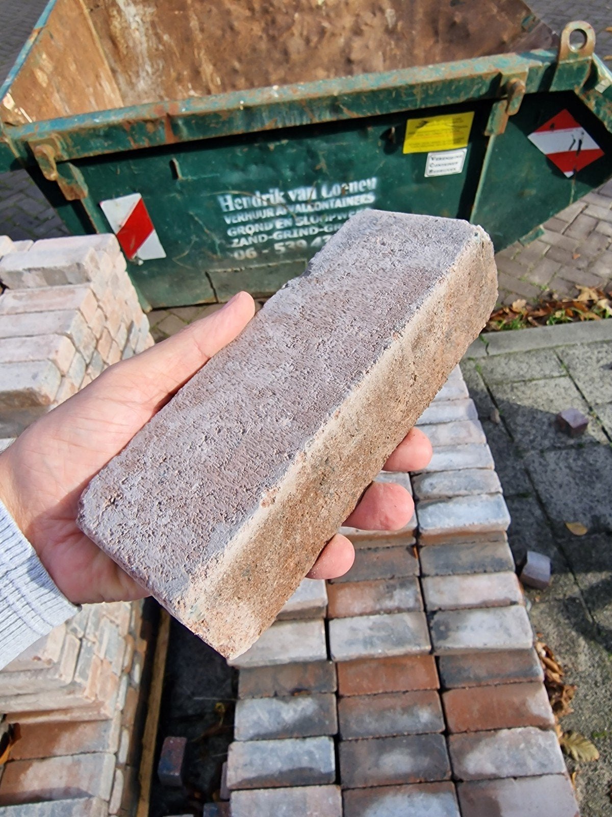 Stonique Trommel Waalformaat 7 cm Oud Sneek, Ophalen, Nieuw, Overige materialen, Klinkers