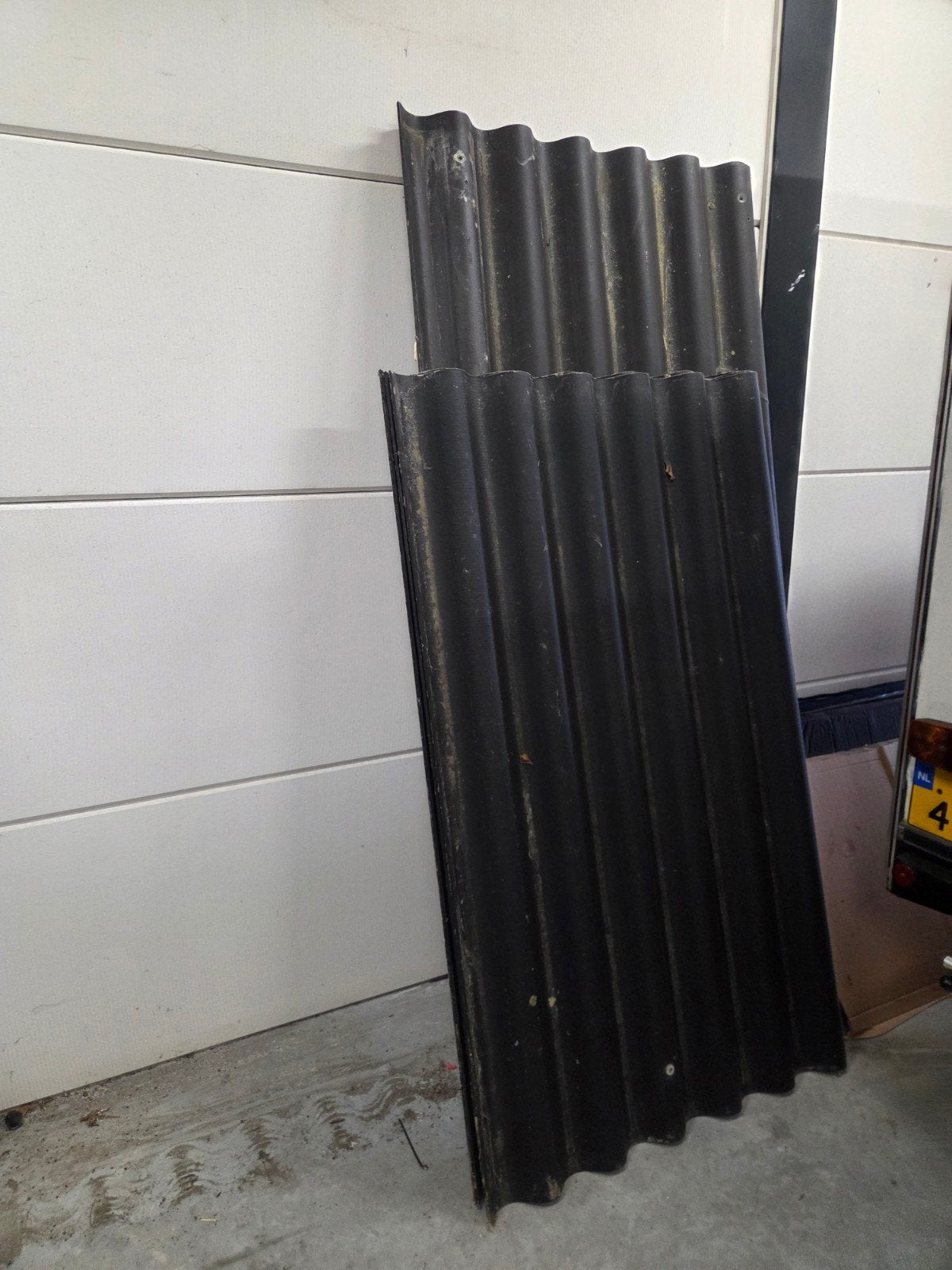 Asbest vrije dakplaten, Steen of Klei, Zo goed als nieuw, 15 m² of meer, Ophalen