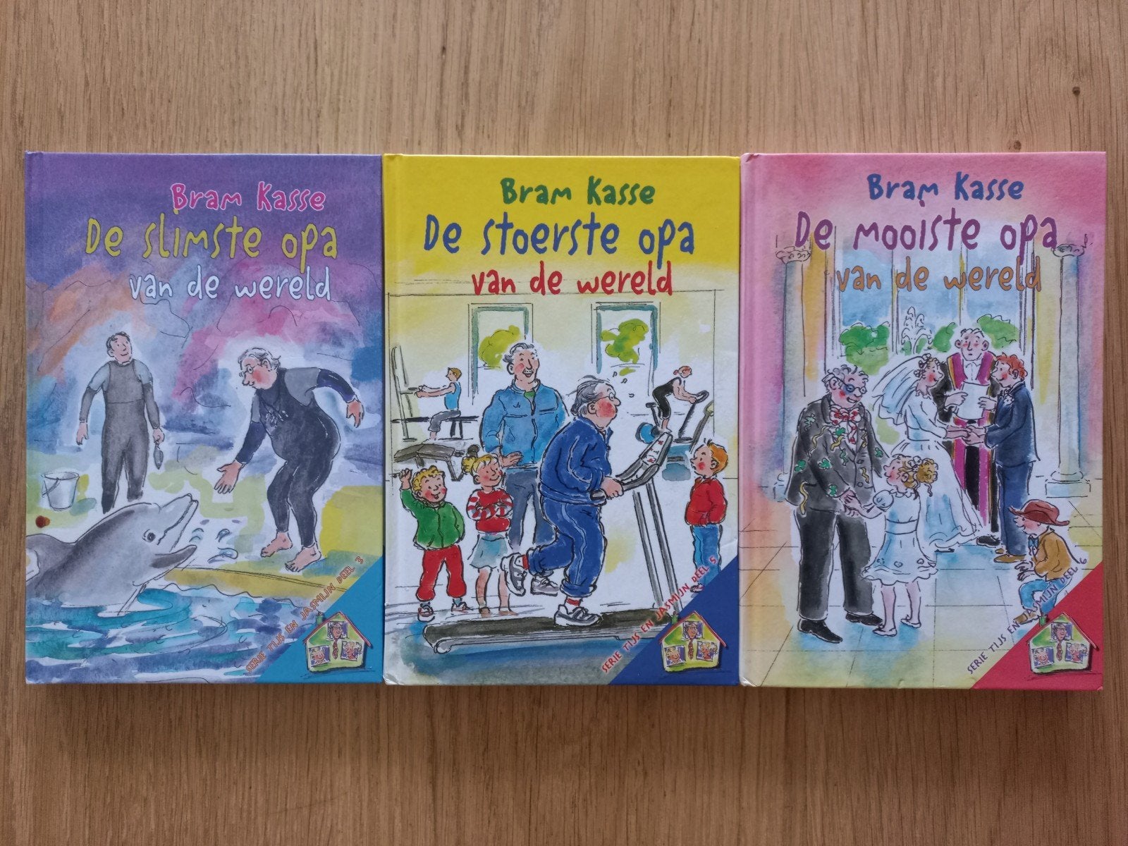 3x Tijs & Jasmijn/Opa-boeken, Bram Kasse, chr. IZGS samen €8, Ophalen of Verzenden, Gelezen