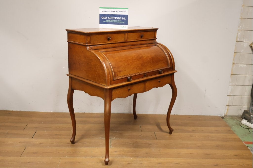 Antiek damescilinderbureau - Louis XV Stijl, Ophalen of Verzenden, Niet ingevuld, Niet ingevuld, Niet ingevuld