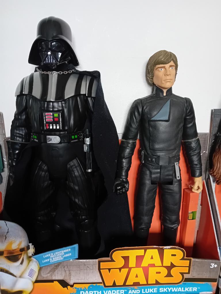 Nieuwe grote Star Wars Darth vader 50cm Luke Skywalker 45cm, Ophalen of Verzenden, Nieuw, Beeldje of Buste