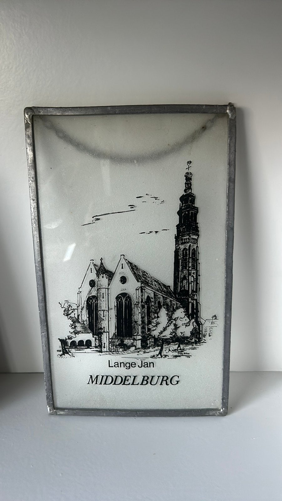 Glas in Lood Lange Jan Middelburg, Antiek en Kunst, Ophalen of Verzenden