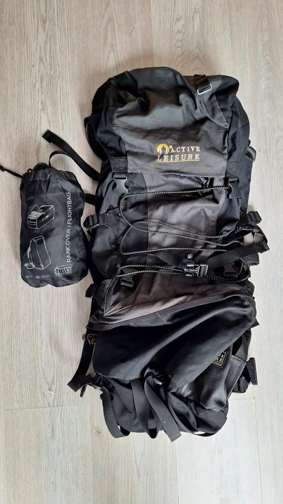 Backpack tas met regenhoes active leisure, Sieraden, Tassen en Uiterlijk, Tassen | Rugtassen, Overige merken, 25 tot 40 cm, Ophalen of Verzenden