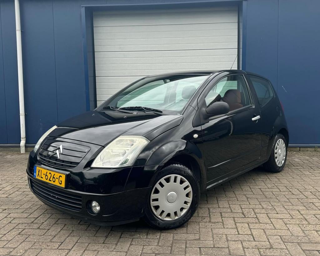 Citroën C2 1.1i 2004 Zwart Nwe Koppeling, Auto's, Citroën, Voorwielaandrijving, 525 kg, 31 €/maand, 4 stoelen