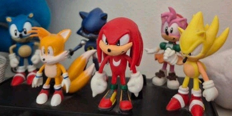 Set van 6 Sonic figuren 6-8 cm NIEUW, Ophalen of Verzenden