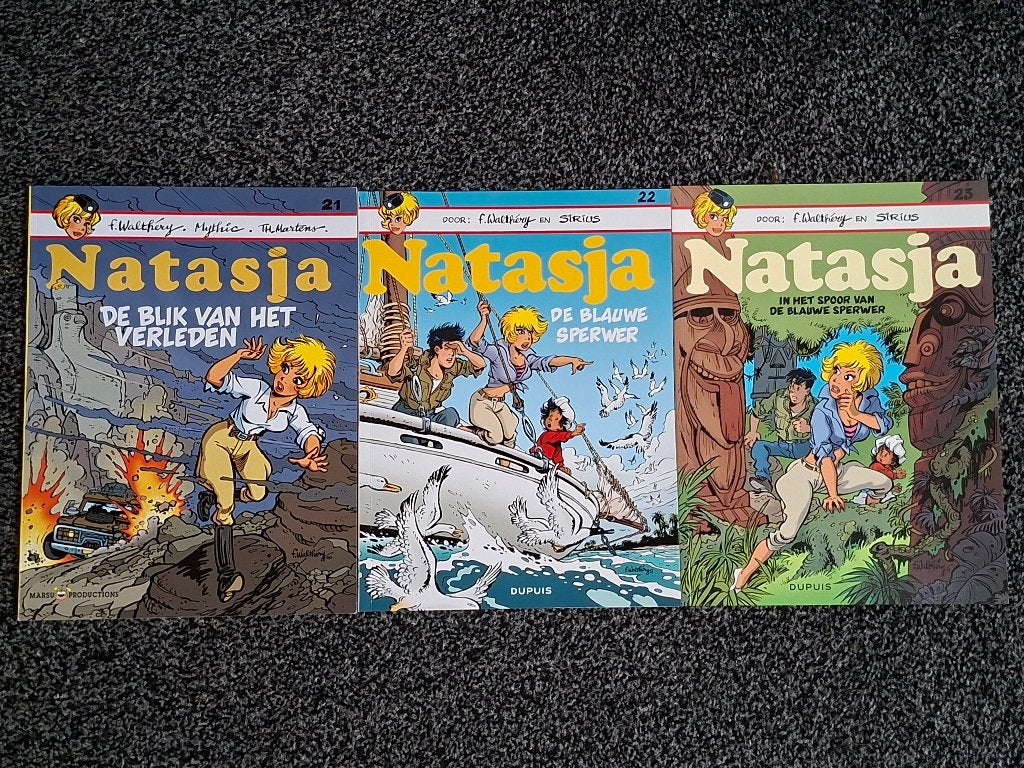 Natasja 21 t/m 23, Meerdere stripboeken, Ophalen of Verzenden, Zo goed als nieuw