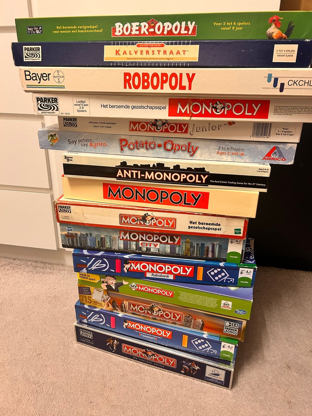 Monopoly Spellen Collectie - Diverse Edities, Drie of vier spelers, Ophalen of Verzenden, Gebruikt