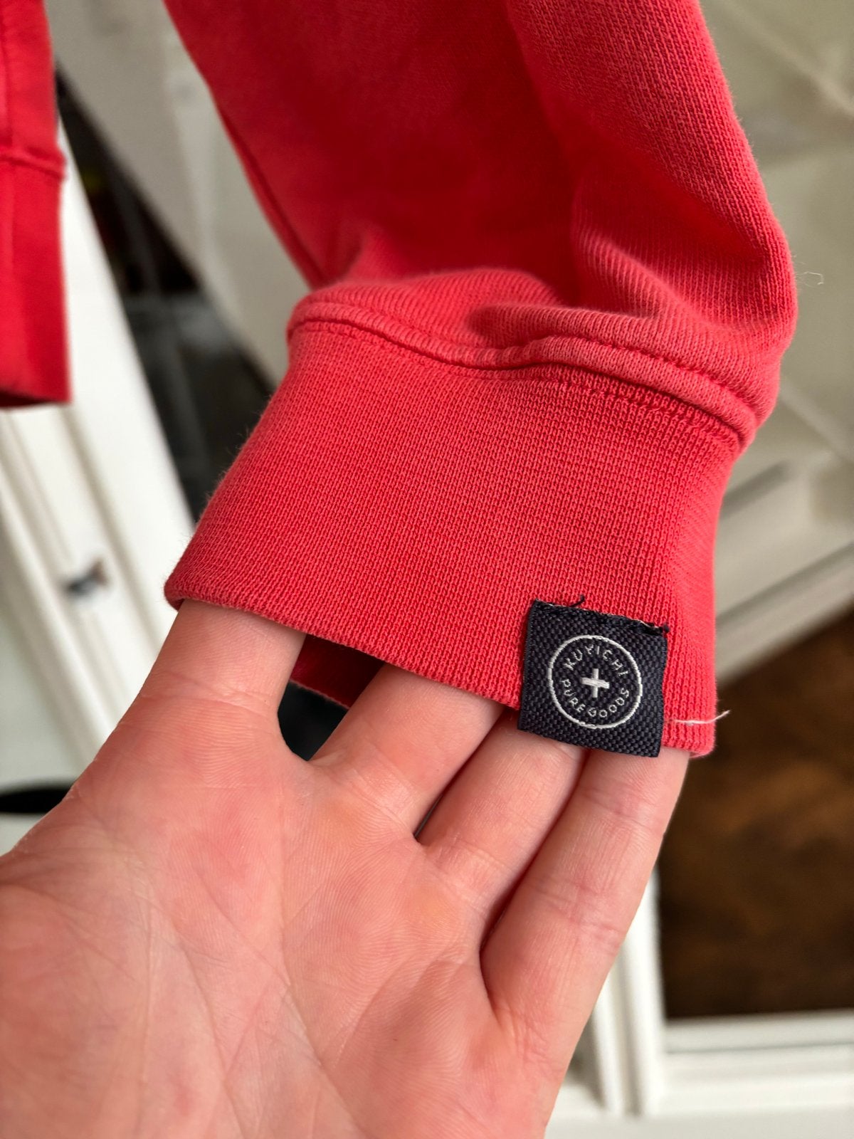 Kuyichi 'PURE' sweater - Maat M, Verzenden, Gedragen, Maat 38/40 (M), Rood