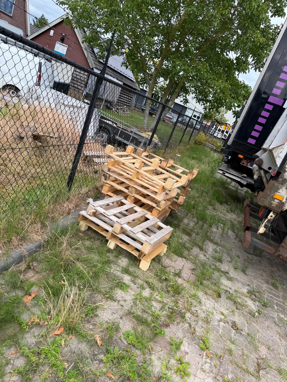Gratis pallets, Minder dan 3 m³, Ophalen
