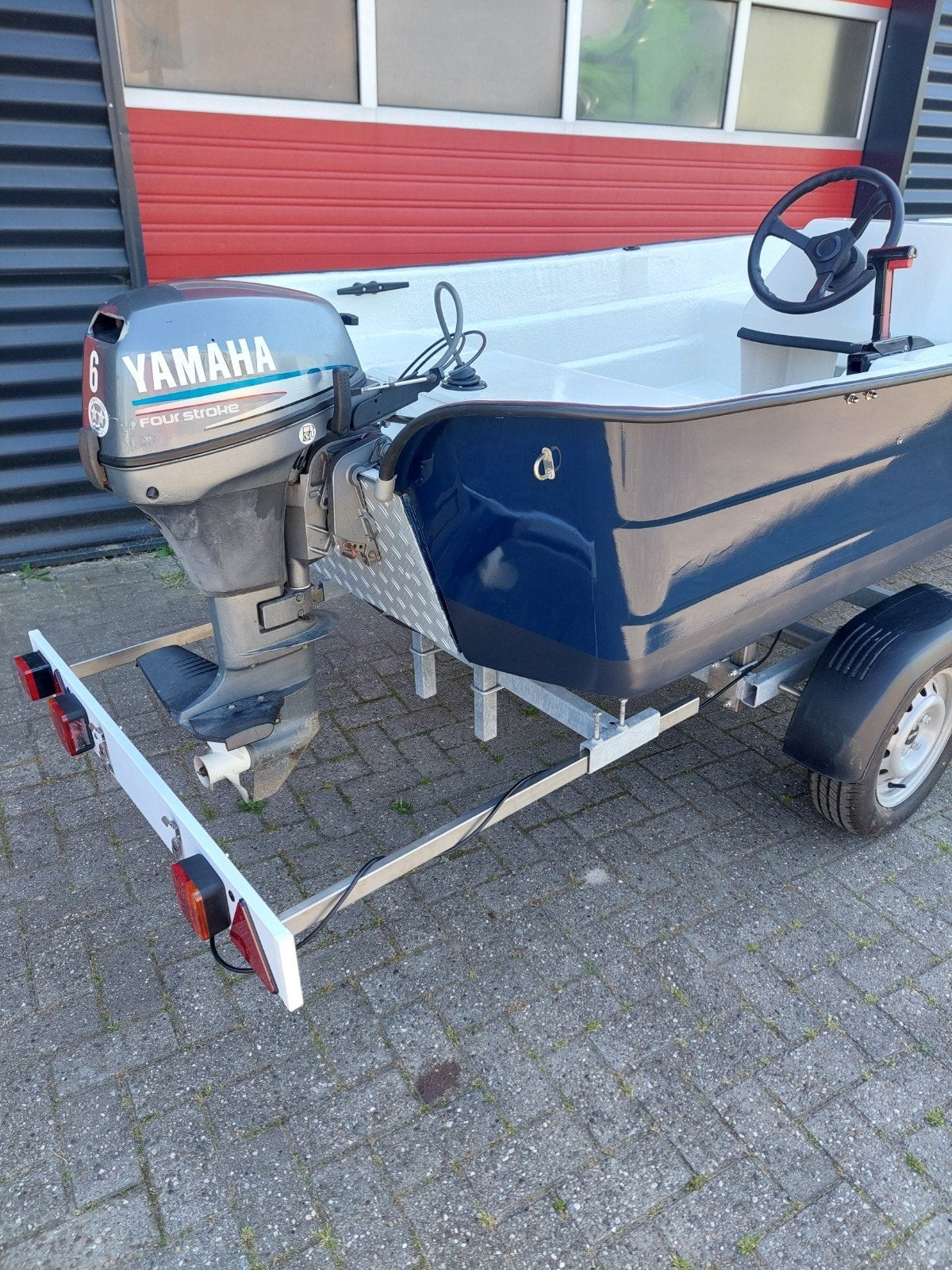 Zeer nette ryds consoleboot 6pk yamaha en trailer, Ophalen, Polyester, Buitenboordmotor