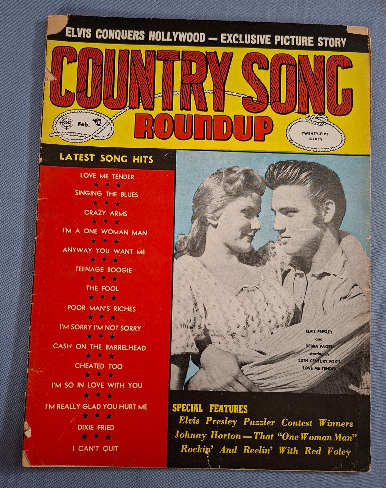Zeldzaam Elvis Presley Tijdschrift: Country Song Roundup, Boeken, Ophalen of Verzenden