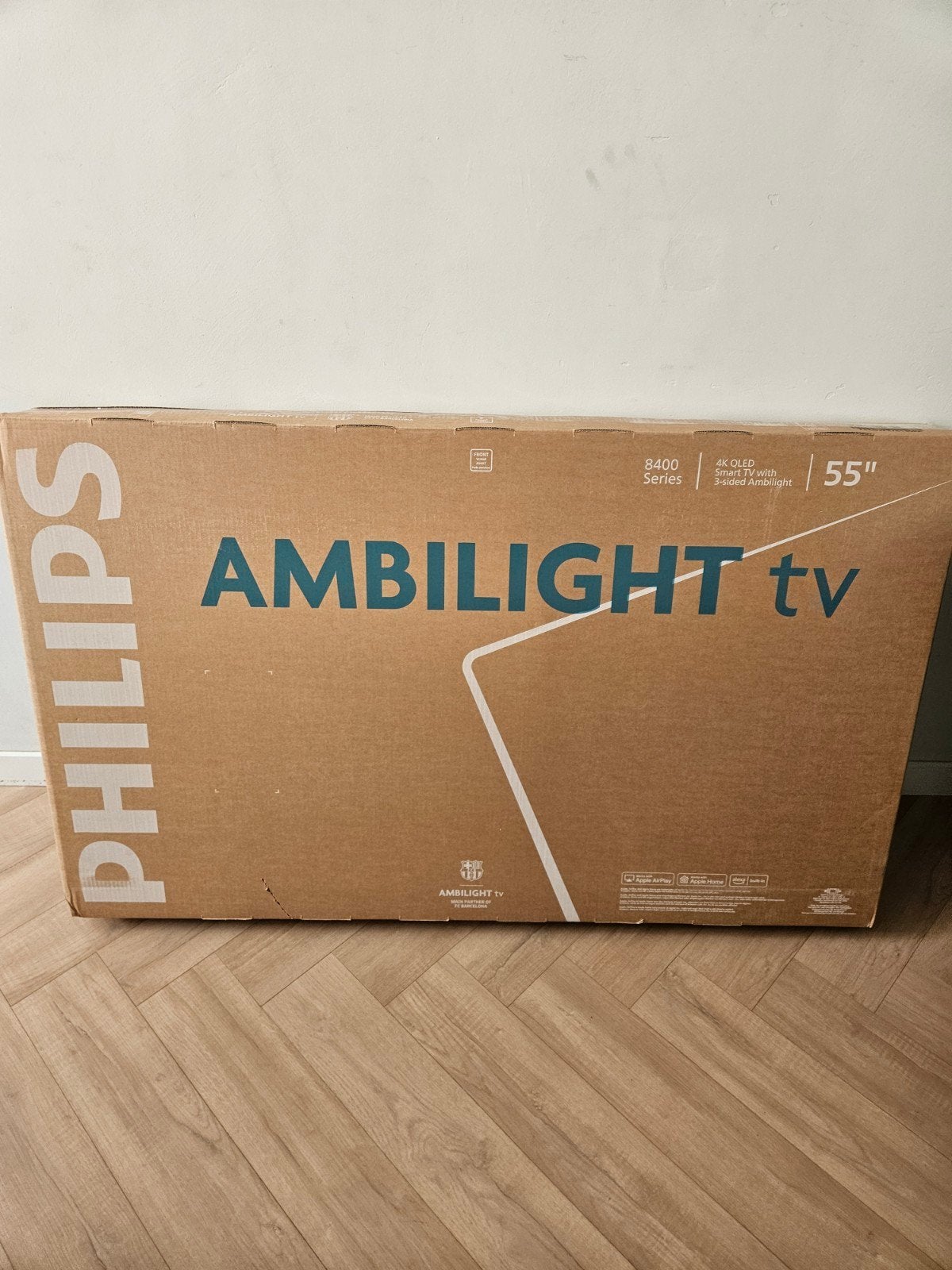Philips 55 inch Ambilight Smart TV, Audio, Tv en Foto, Televisies, Ophalen, Philips, QLED, 50 Hz