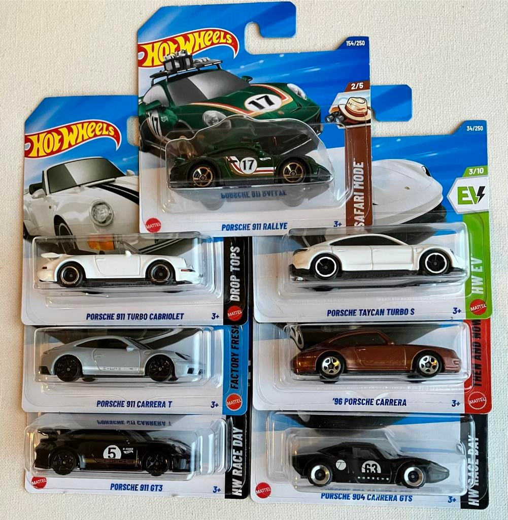 Hot Wheels Porsche diverse Hotwheels modellen per stuk, Ophalen of Verzenden, Nieuw, Auto