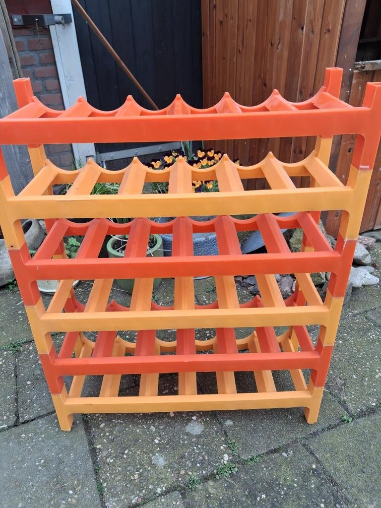 Vintage wijnrek., Ophalen, Kunststof, Minder dan 50 cm