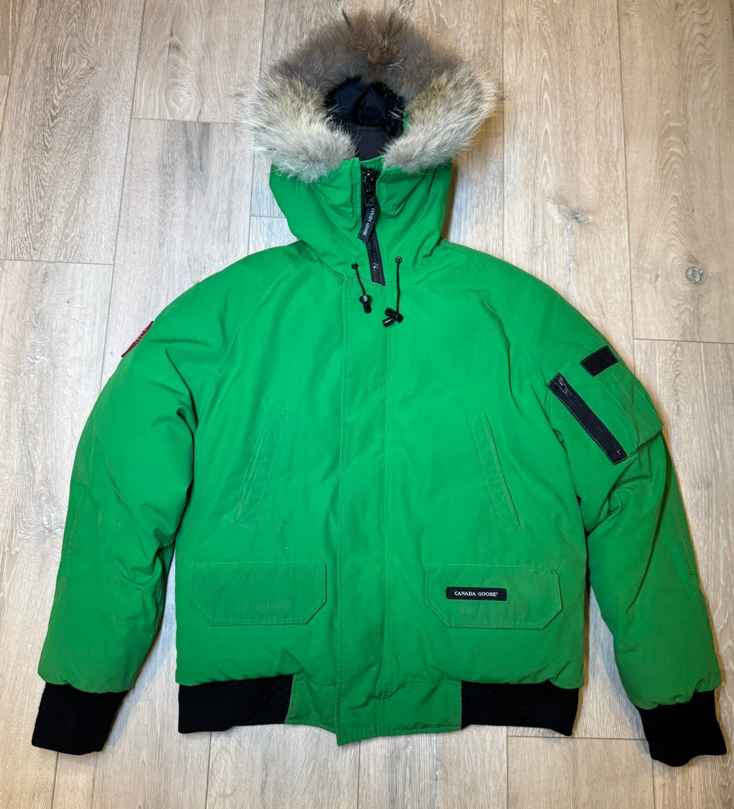 Canada Goose Chilliwack Bomber Jade Green maat S, Ophalen of Verzenden, Gedragen, Maat 46 (S) of kleiner, Groen