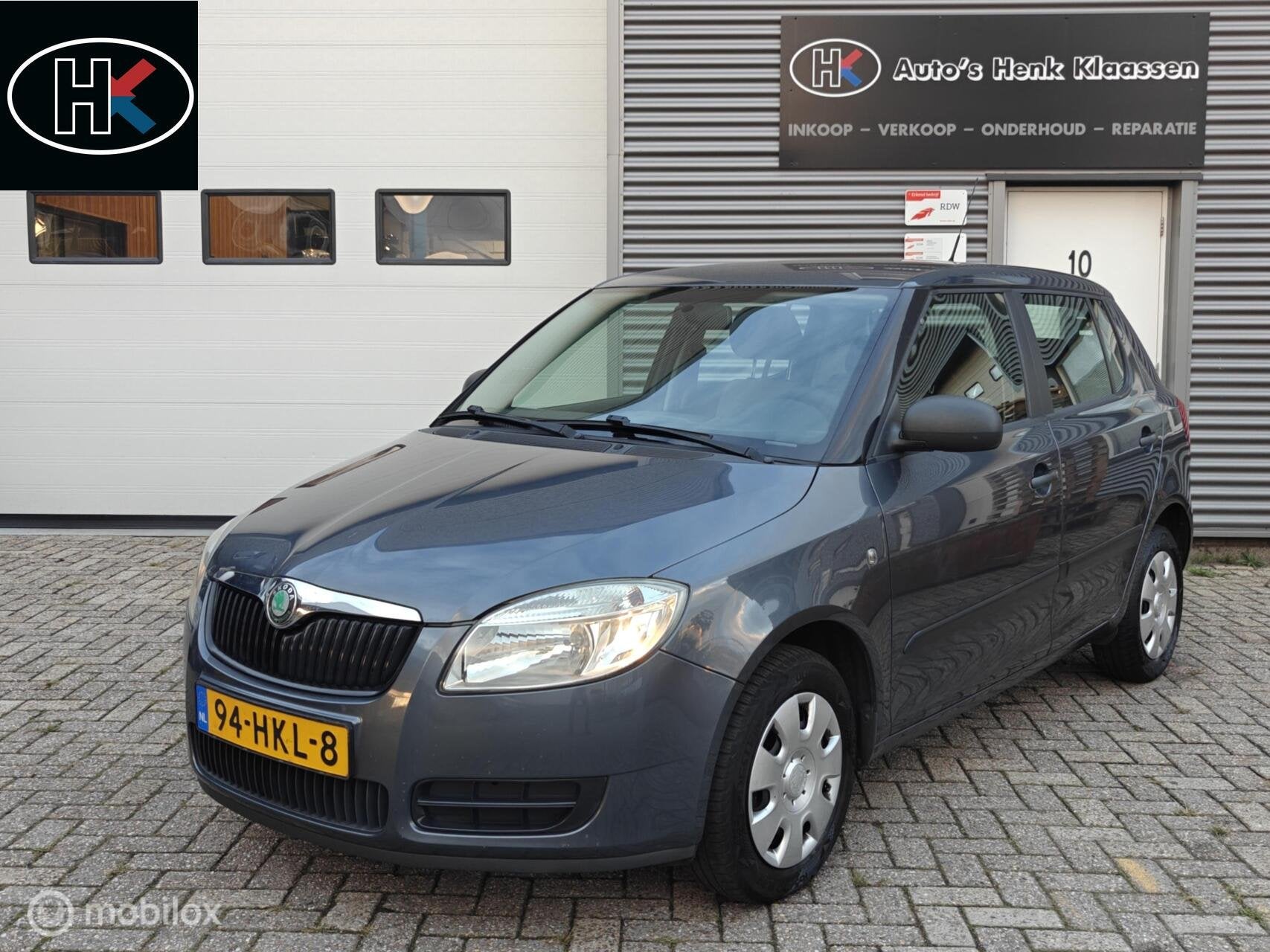 Skoda Fabia 1.2-12v HP 69pk Plus Airco elRamen CDV Stuurbekr, Auto's, Metallic lak, 1198 cc, Origineel Nederlands, Bedrijf