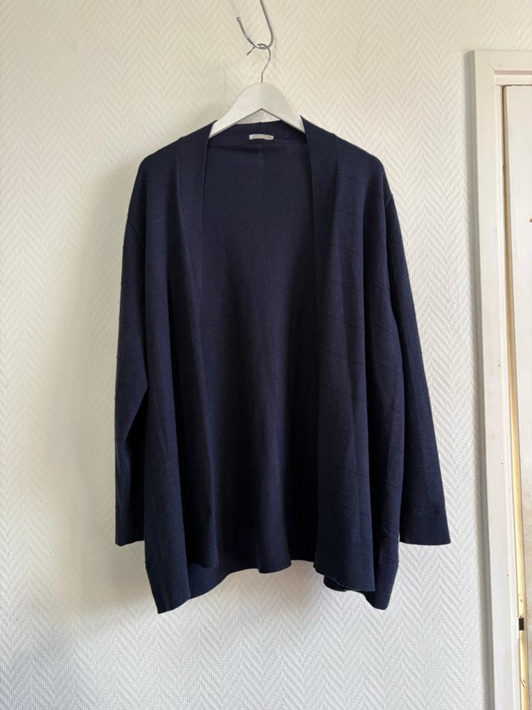 Barabar Lebek vest maat 48, Ophalen of Verzenden, Zo goed als nieuw, Maat 42/44 (L), Blauw