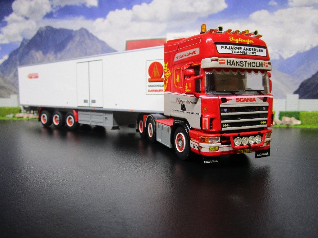 wsi 01-3853 p.bjarne andersen scania 4 serie topline 6x2, Ophalen of Verzenden, Nieuw, Bus of Vrachtwagen, Wsi